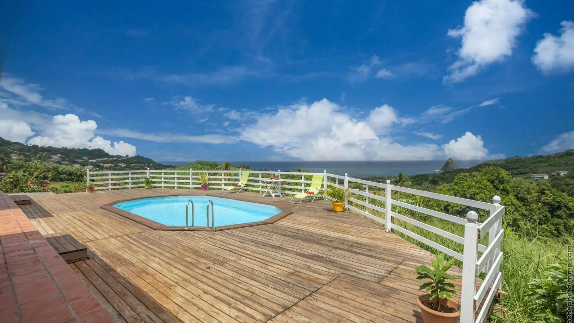 Bungalow Avec Piscine Au Coeur De La Campagne Vert سانت-ماري 0*,